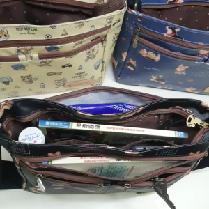 Uma Hana Sling Bag Women Crossbody Bag Five-zipper Shoulder Bags