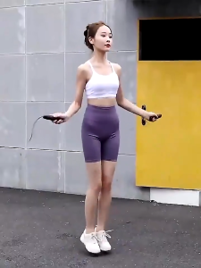 กระโดดเชือก เชือกออกกำลังกาย jump rope เชือกกระโดดแบบไม่พันกัน พร้อมลูกปืน ใช้วัสดุลวดเหล็กไม่หักง่ายจับฟองน้ำสบาย 2.8m