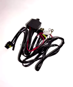 PREMIUM - KABEL SUPER RELAY SET LAMPU BILED PROYEKTOR & HID SOCKET H4 INPUT 12 VOLT 40A MOTOR MOBIL