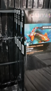 KANVAS LUKIS 20X25 CM / WATER COLOR CANVAS / BLACK CANVAS / KANVAS / CANVAS - MEDIUM QUALITY