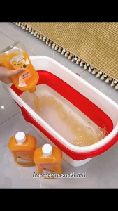 น้ำยาถูพื้น กลิ่นส้ม ล้างสิ่งสกปรก ฝุ่นละออง หรือคราบ ไม่ทิ้งคราบสกปรก แห้งเร็ว