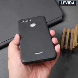 Perlindungan TPU Full Black untuk Redmi 6: Softcase Macaron Black