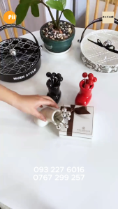 Bộ 6 Nĩa Ăn Trái Cây Món Tráng Miệng Bằng Sứ Hình Chiếc Giày