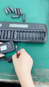 PALO 24 Slots Large LCD Smart Battery Charger KTV Dedicated Pengecas Bateri For 1.2V AA 2A AAA 3A Rechargeable Battery Fast Charge Ni MH Ni CD Batteries