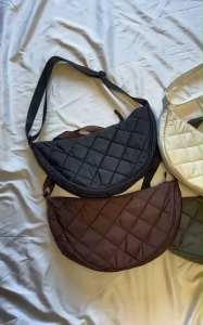 🚚【SG spot】2024 New Lingge Crossbody Bag Large Capacity Casual Solid Color Bag Womens Bag Single Shoulder Lightweight