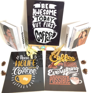 HIASAN DINDING WALL DECOR PAJANGAN POSTER DEKORASI KAMAR RUMAH COFFEE QUOTE CAFÉ