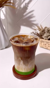 [HCM] Cốc thủy tinh chịu nhiệt có vòng gỗ chống nóng-Joyee