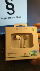 Headset Oppo R11 STEREO FULL BASS Suara Super Jernih Headphone