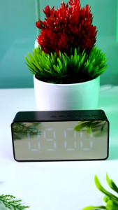 ACOME Speaker Bluetooth 5.2 Jam Alarm LED Display Shocking Bass Garansi 1 Bulan A17 SNI TWS Pairing