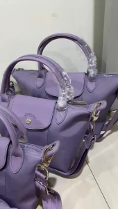 TAS LONGCHAMP HOTTT ITEMSSS !! TAS WANITA NEO LAVENDER/LILAC SOFT KALEM BANGETT