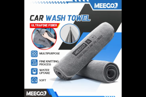 MeeGoo High-end Microfiber Auto Wash Towel Car Cleaning Drying Car Care Wash Towel Car Wash High Absorbent Cleaning Accessories Set Wax Polishing Towel Kitchen Washing Clean Wash Cloth Handuk cuci kereta 洗车毛巾洗车布Kuning cuci kereta