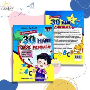 Metode Kilat 30 hari Jago Membaca Anak Golden Age 3-5 Tahun