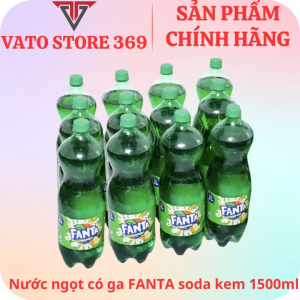 Nước ngọt có ga FANTA soda kem chai 1.5L