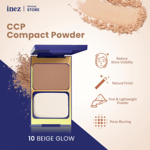 New Inez Color Contour Plus Compact Powder/Bedak Inez/Bedak Compact