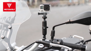 Breket Gopro Action Cam Holder Kamera Motor Camera 360 Motowolf Spion