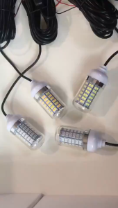 Sistem Pencari Ikan dengan Lampu Pancing LED 12V