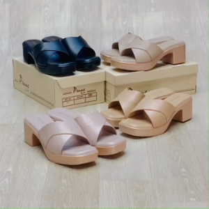 [🥇ของแท้100%🚛ส่งด่วน👠ส้น 2.5 นิ้ว] Penne รองเท้าเพื่อสุขภาพหญิง รองเท้าแตะหนัง รองเท้าสวมเล่นส้นสูง รุ่น KW40-7833 สวย นุ่มเบา สบานยเท้า