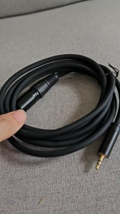 XLR Cable F - 3.5mm TRS Stereo Audio Cable Premium Gold Tip Microphone Cable