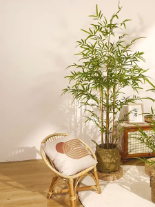 ต้นไผ่เทียม Artificial Bamboo ต้นไม้จำลอง ต้นไผ่เทียม ต้นไม้ในกระถาง ตกแต่งร้านอาหาร สำนักงาน ขนาด 60cm/90cm/120cm/150cm/180cm สไตล์ญี่ปุ่น