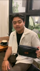 Agnia - Tas Slempang Pria Anti Air/Waterproof- Handbag SMPL Pria dan Wanita Clutch/Tas Tangan Pria