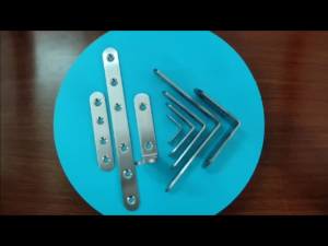 2pcs 8 Hole Connecting Piece Stainless Steel Straight Brace Heavy Duty Fixing Joining Brackets