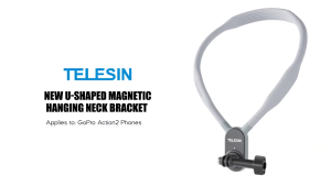 Telesin HNB-001 HNB-002 U-Hanging Neck Bracket Action Camera Neck Holder Mount Strap GoPro Neck Necklace