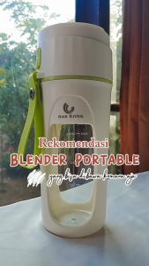 Han River Blender Portable 340ML Mini Juice Gelas Kaca (HRJC02GN)