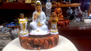 Combo tượng phật Quan Thế Âm bồ Tát và tiên đồng - ngọc nữ. siêu đẹp.