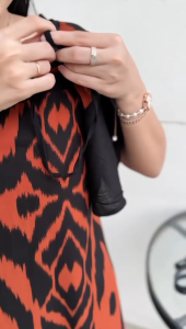 DASTER WANITA LENGAN PENDEK DASTER JUMBO MOTIF MORI BAHAN RAYON