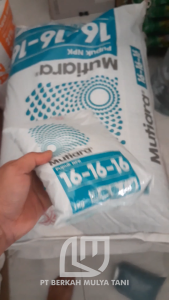 Pupuk NPK Mutiara 16 16 16  Asli Original Pabrik 1 Kg / Repack