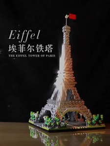 Mainan Blok Eiffel Tower Bricks Mini Blok Mainan Anak Bangunan Brick City Blok Bangunan Perakitan