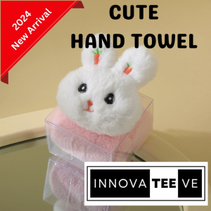 Cute Cartoon Coral Fleece Hand Towel (Suitable as Gift)