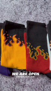 Kaos Kaki Oldschool Motif Skate Merk Panjang Premium - Hosela Project