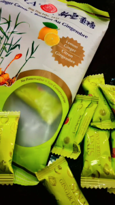 SINA - Ginger Chews | Natural Chewy Ginger Candy I Gula Gula Halia | Loya Mabuk I Stomach Soothing & Anti-Nausea Relief | Spicy-Sweet Delight | Made from Fresh Ginger | No Preservatives | 125g Pack