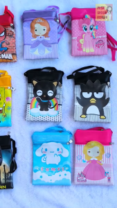Sling 3D 2 Ruang Tas Selempang Karakter Suvenir Souvenir Wallet Ulang Tahun Gift