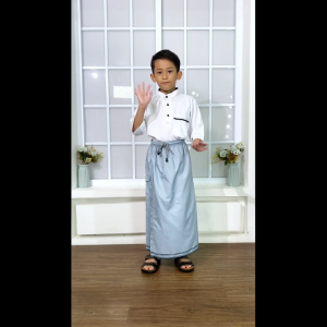 Sarung Celana Anak Motif Polos Kombinasi Usia 4-11 Tahun Sarung Instan Anak Model Celana Celana Sarung Anak Laki-laki (SCPC)