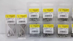 KEY BRAND MUSTAD ROUND BENT SEA FISHING HOOK 2335-TI