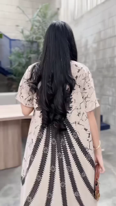 Homedress Fuji Wanita Muda Model Terkini Lengan Pendek Motif Sogan Masakini - Daster Bumil Masakini Viral Ld 120
