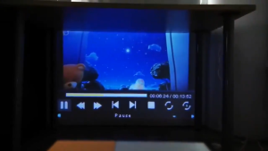 YG-300 80inch projector screen+tripod cable Mini portable led Projector Portable Video Movie Projector Beamer with HDMI USB TF Card AV for Home Bedroom Living Room Small Desktop Projector