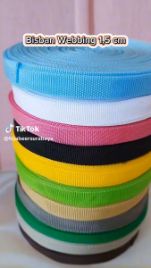 Bisban Webbing / tali botol 15 cm PER ROLL