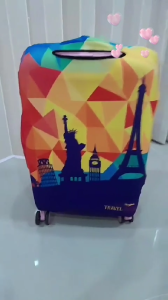 Cute cartoon pattern Luggage Cover suit for 18-32 inch luggage Travel Suitcase Protector