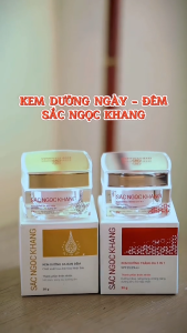 Combo Dưỡng Da Ngày và Đêm Sắc Ngọc Khang giải pháp dưỡng trắng nâng tông da mờ thâm nám tàn nhang 30g II