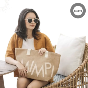 Tas Kanvas Tebal Premium Totebag Kuliah Jumbo Resleting Multifungsi Temu 05 Serries