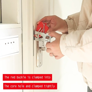 [Ship in 24 Hours] 3rd Gen Portable Travel Door Lock Hotel Home Security Door Lock Travel Door Stopper Lock Anti-Theft Travel Door Accommodation Door Locker