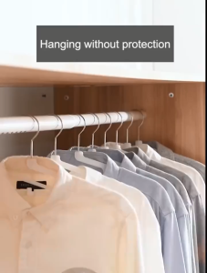 Wardrobe Clothes Storage PEVA Clothes Dust Cover Fully Enclosed Garment Suit Clothes Cover