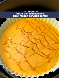 Alas Air Fryer Silikon tahan panas Tray Multifungsi / Alas Fryer / Kertas Fryer / Tatakan Kue SH Y02