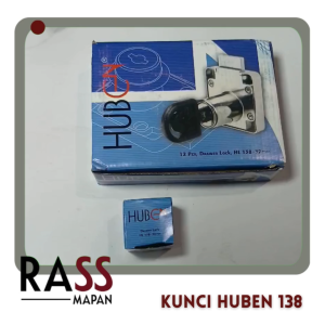 Kunci Laci Lemari Drawer Lock Huben 138-22