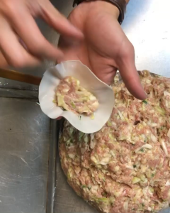 Kulit dimsum / pangsit / gyoza / siomay 8.5 cm 100 pcs POLOS BULAT