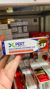 X PERT allium cepa plus gel ขนาด10กรัม เจลบำรุงผิวหน้า สารสกัดจากต้นเลือดมังกร อ่อนโยนมาก ไม่เหนียว เหนอะหนะ (1หลอด)