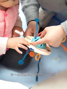 Baby Finger Toy Busy Toy Pull String Sensory Toys Early Education Silicone Teething Activity Toys Grasp Training Tool